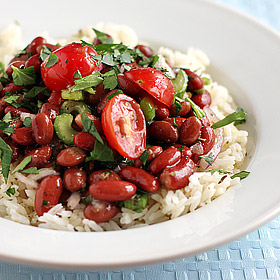 Red Bean and Rice Salad